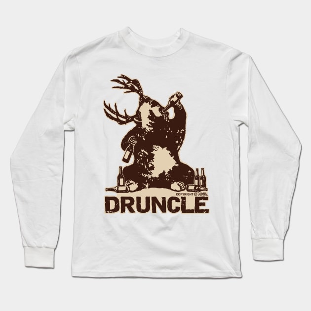 Drunkle Long Sleeve T-Shirt by NewSignCreation